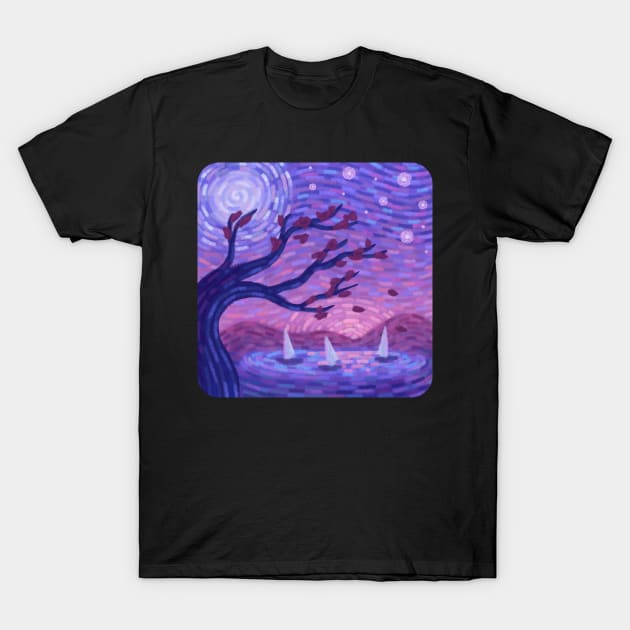 Moonlit Ritual T-Shirt by DearTreehouse